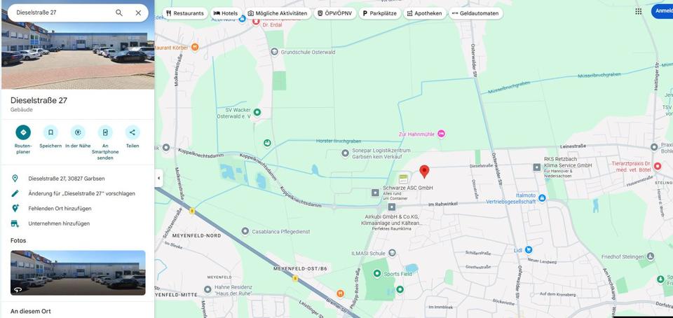 Gewerbeobjekt Garbsen Berenbostel - 2.325&euro; | Angebot:25150902