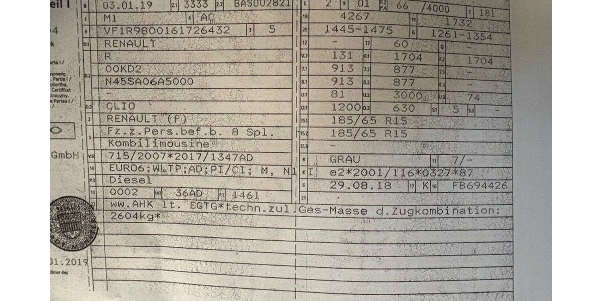 Renault Clio GT1.5dCi Klima Navi Zahnriemen Neu GARANTIE 50.000 km 11.500 &euro; Erftstadt 50374