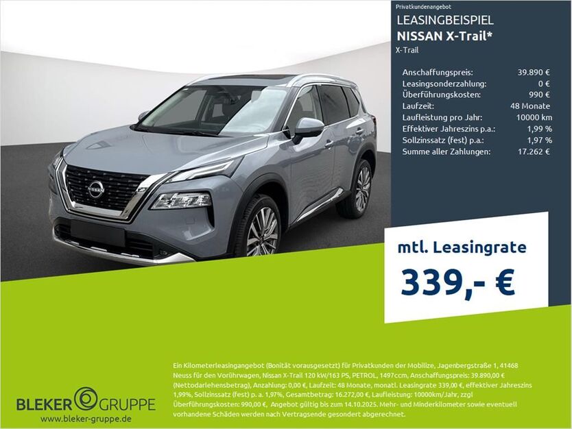 Nissan X-Trail 3.000 km 39.890 € Bremen 28207