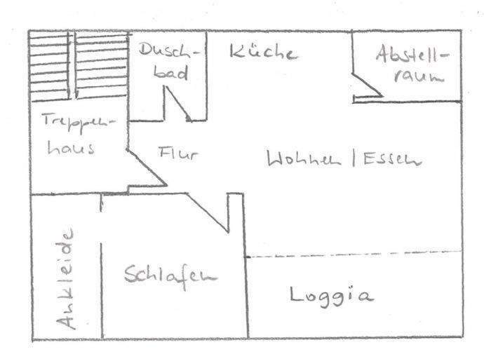 Etagenwohnung Endingen Kiechlinsbergen - 2 Zimmer, 67 m&sup2;, 715&euro; | Angebot:25600979