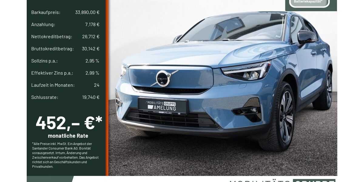 Volvo C40 38.997 km 28.890 &euro; Engelskirchen 51766