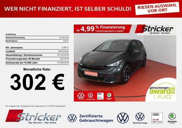 Cupra Born 40.158 km 25.448 € Detmold 32760