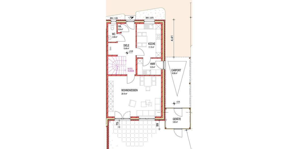 Doppelhaushälfte Hude - 4 Zimmer, 110 m&sup2;, 440.000&euro; | Angebot:24973018