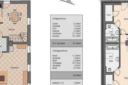 Haus Heldenstein - 3 Zimmer, 104 m&sup2;, 1.200&euro; | Angebot:25246198