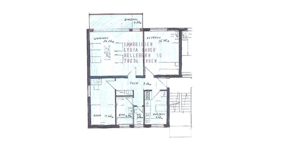 Etagenwohnung Engen - 3 Zimmer, 77 m&sup2;, 940&euro; | Angebot:26311590