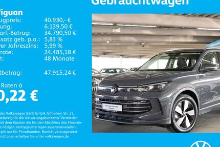 VW Tiguan 1.505 km 40.730 &euro; Stuttgart-Wangen 70188