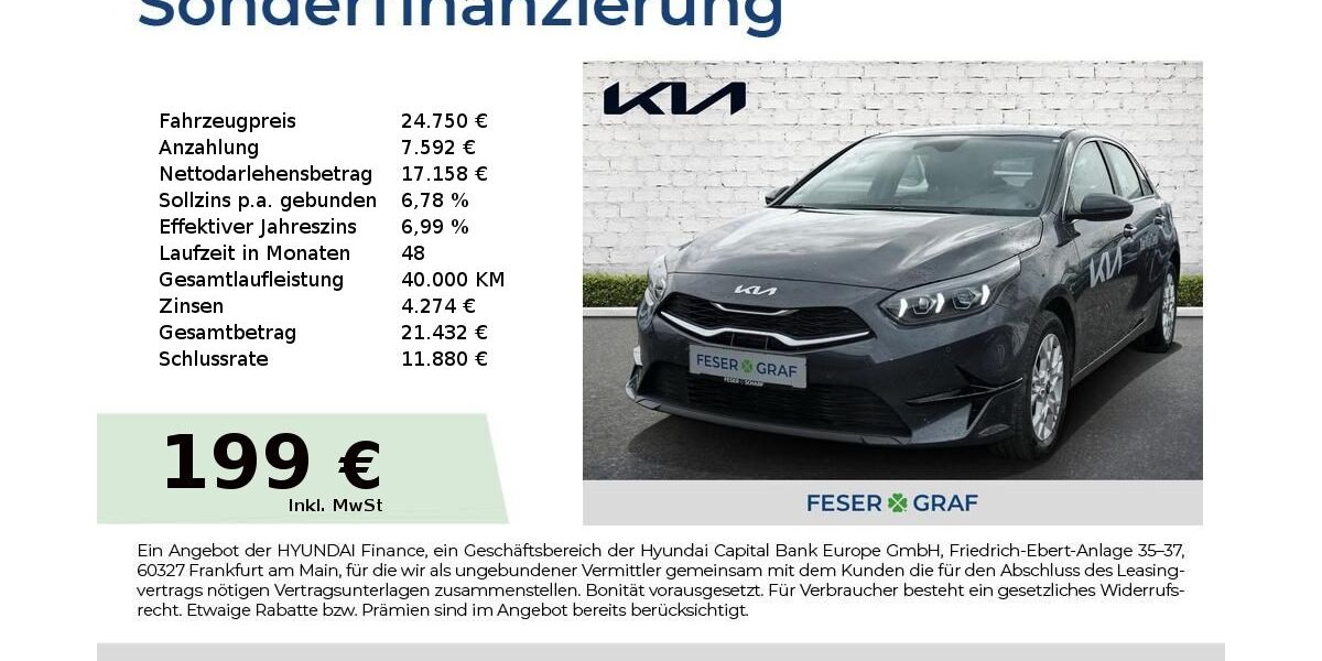 Kia ceed / Ceed 6.481 km 24.750 &euro; Schwabach 91126