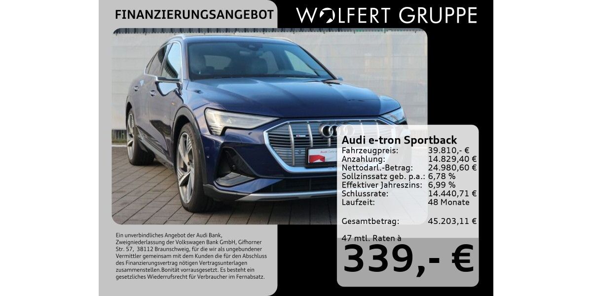 Audi e-tron 25.178 km 37.730 &euro; Großwallstadt 63868