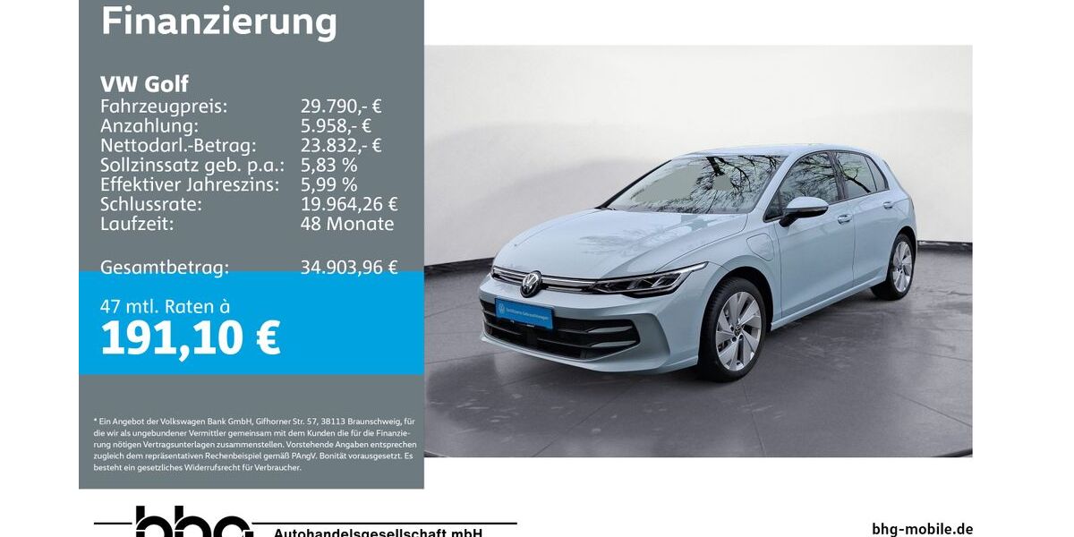 VW Golf 9.056 km 29.790 &euro; Bühl 77815