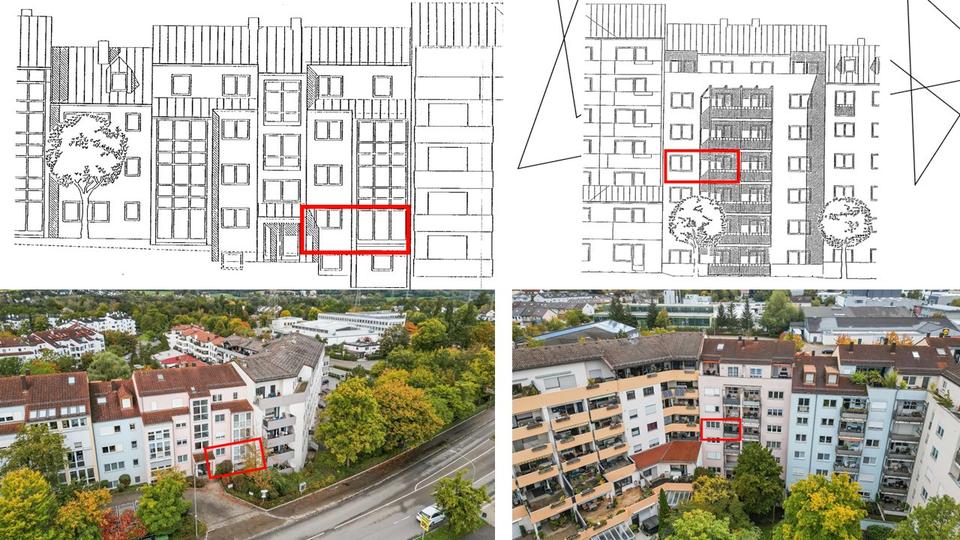 Etagenwohnung Neusäß - 3 Zimmer, 76 m&sup2;, 329.000&euro; | Angebot:26385719