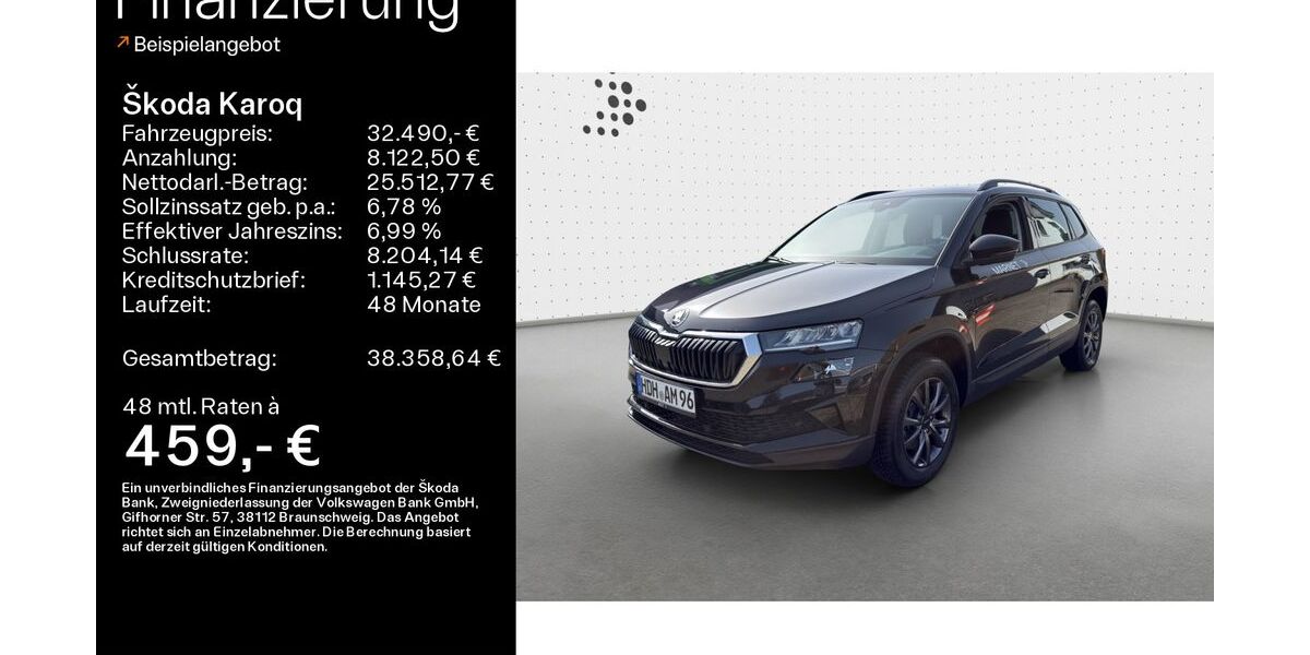 Skoda Karoq 7.000 km 32.490 &euro; Heidenheim a. d. B. 89520