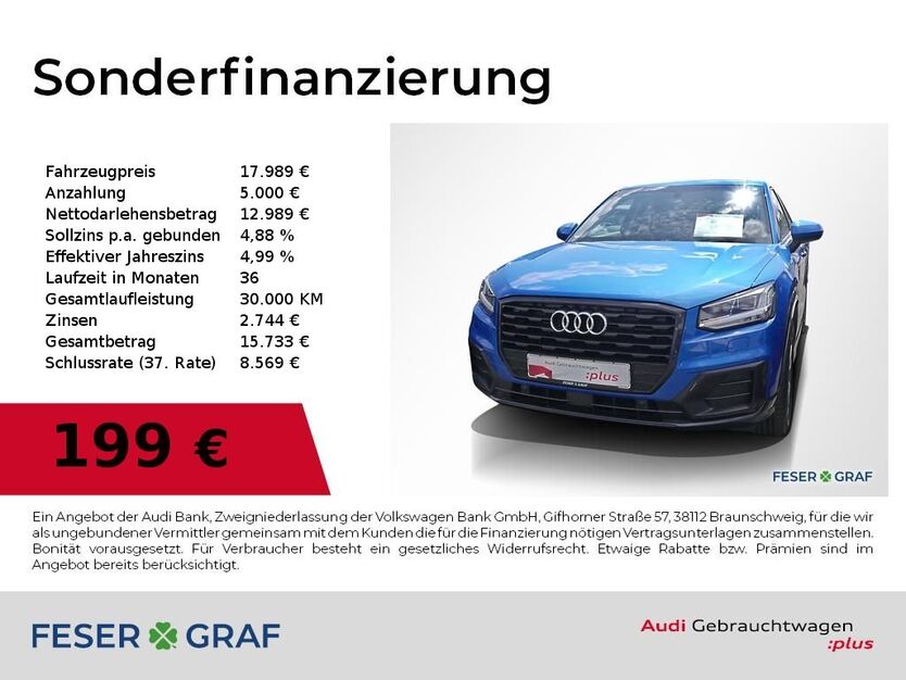 Audi Q2 94.500 km 17.380 € Lauf an der Pegnitz 91207