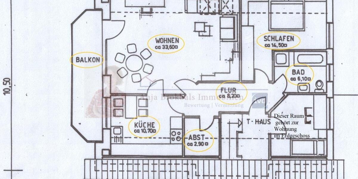 Geräumige 2-Zimmer-Mietwohnung mit Balkon in ruhiger Ortsrandlage 2 zimmer