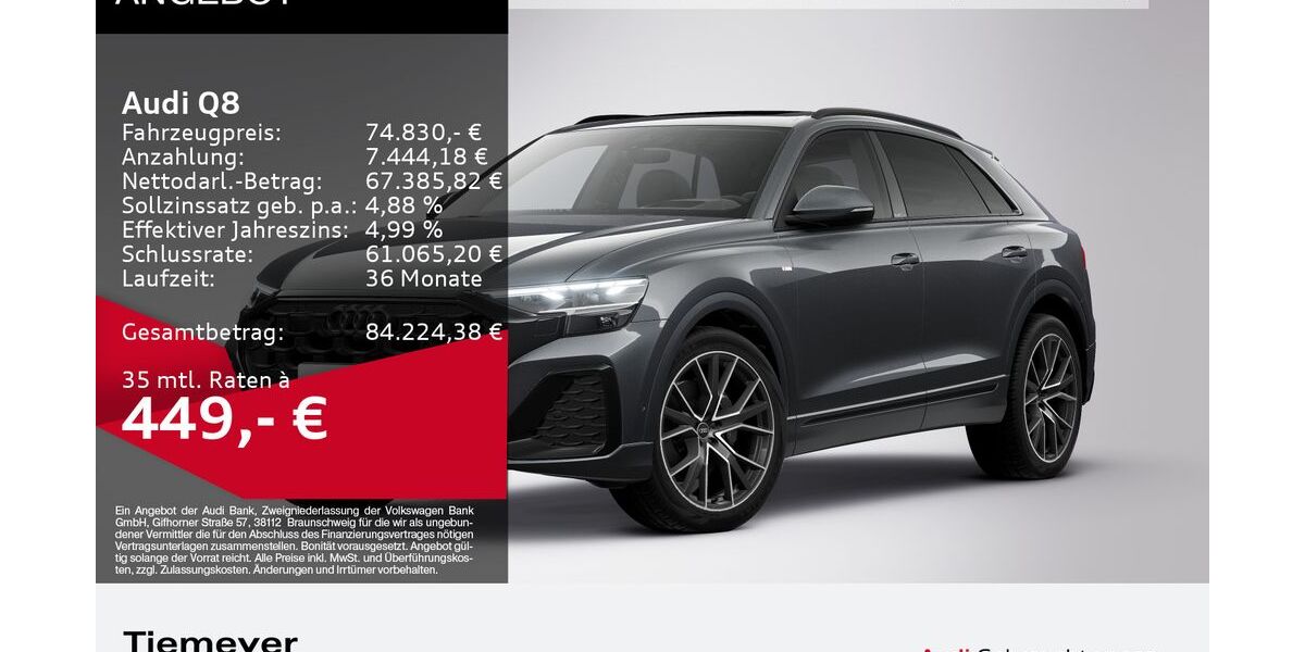 Audi Q8 24.238 km 74.420 &euro; Plettenberg 58840