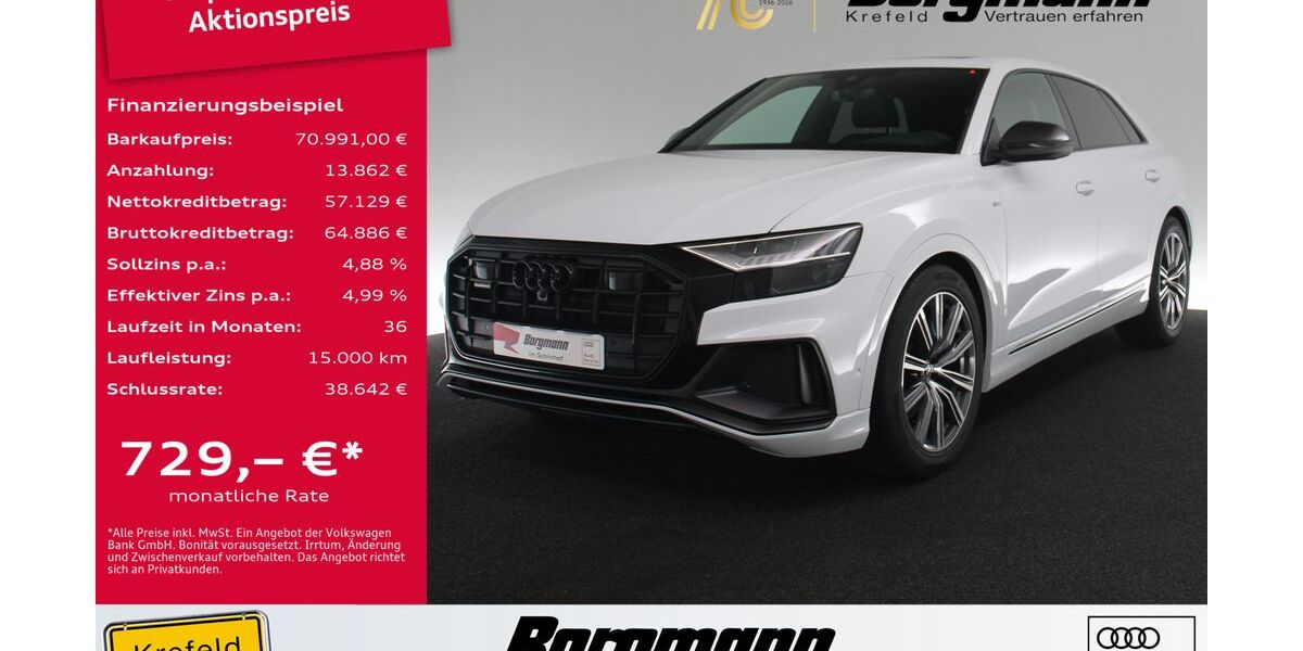 Audi Q8 57.637 km 70.991 &euro; Krefeld 47803