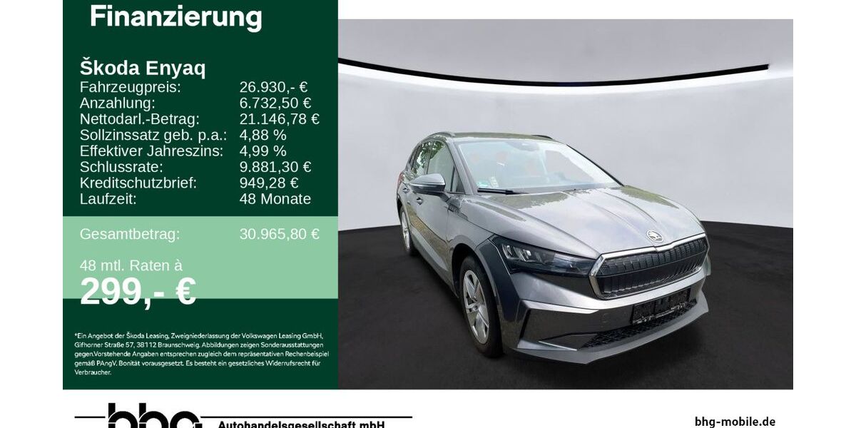 Skoda Enyaq 8.442 km 26.930 &euro; Balingen 72336