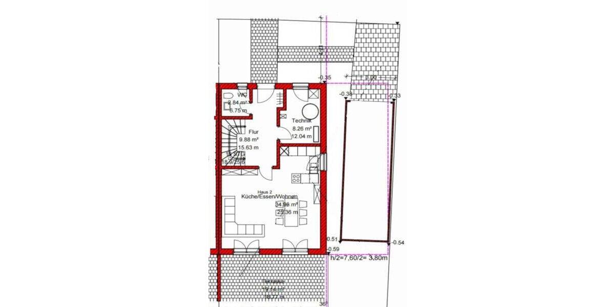 Doppelhaushälfte Perkam Radldorf - 4 Zimmer, 110 m&sup2;, 1.050&euro; | Angebot:26894649