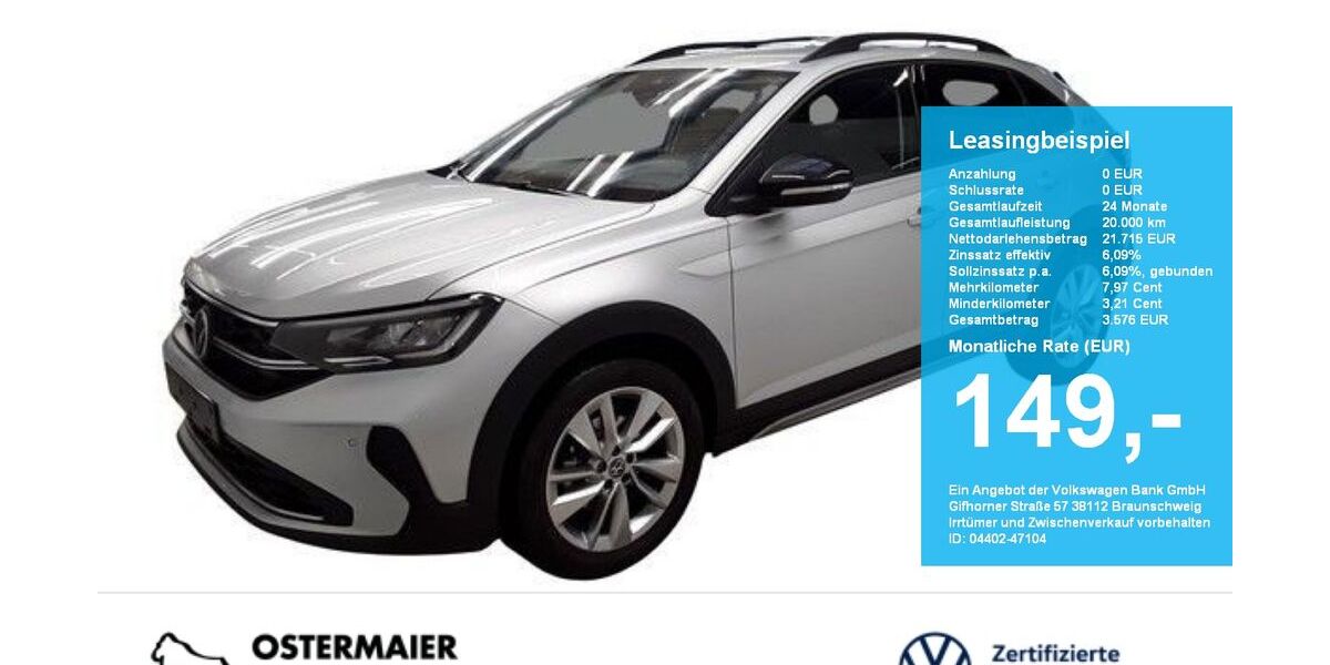 VW Taigo 4.930 km 21.715 &euro; Vilsbiburg 84137