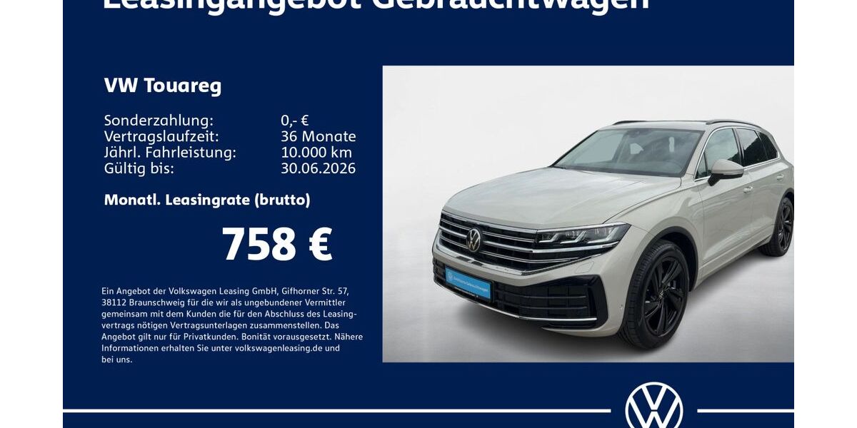 VW Touareg 6.975 km 65.430 &euro; Stuttgart-Wangen 70188