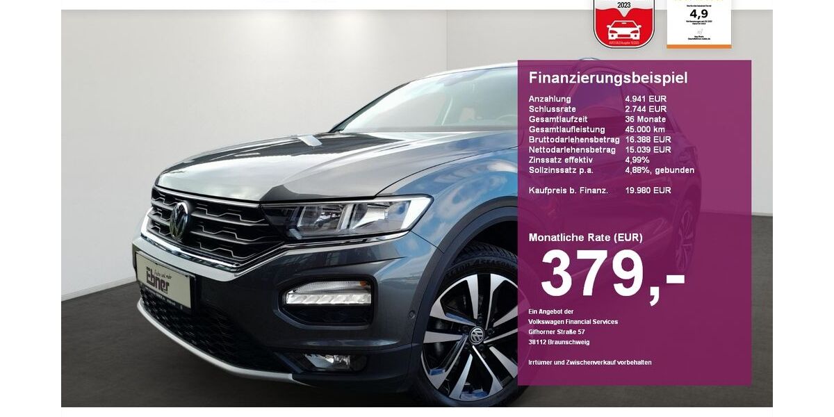 VW T-Roc 28.500 km 19.880 &euro; Albbruck 79774