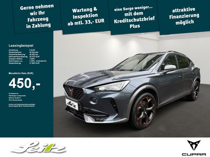 Cupra Formentor 45.000 km 31.870 € Lindenberg 88161