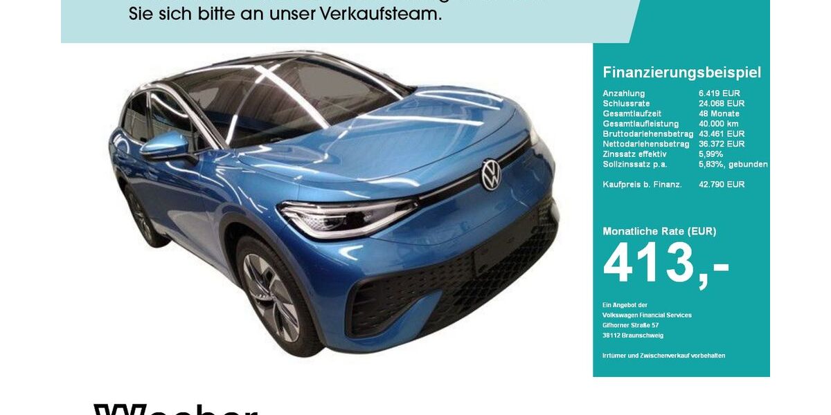 VW ID.5 15.000 km 42.790 &euro; Weil der Stadt 71263