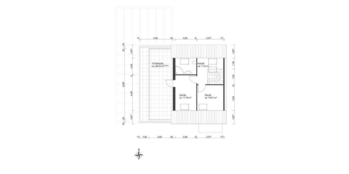 Reihenendhaus Taufkirchen Am Wald - 8 Zimmer, 204 m&sup2;, 1.250.000&euro; | Angebot:25769407