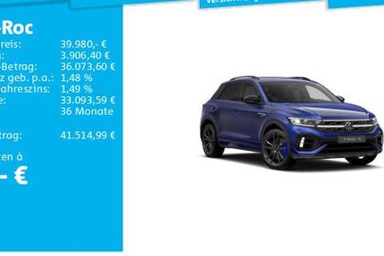 VW T-Roc 26.093 km 39.980 &euro; Frankfurt 60326