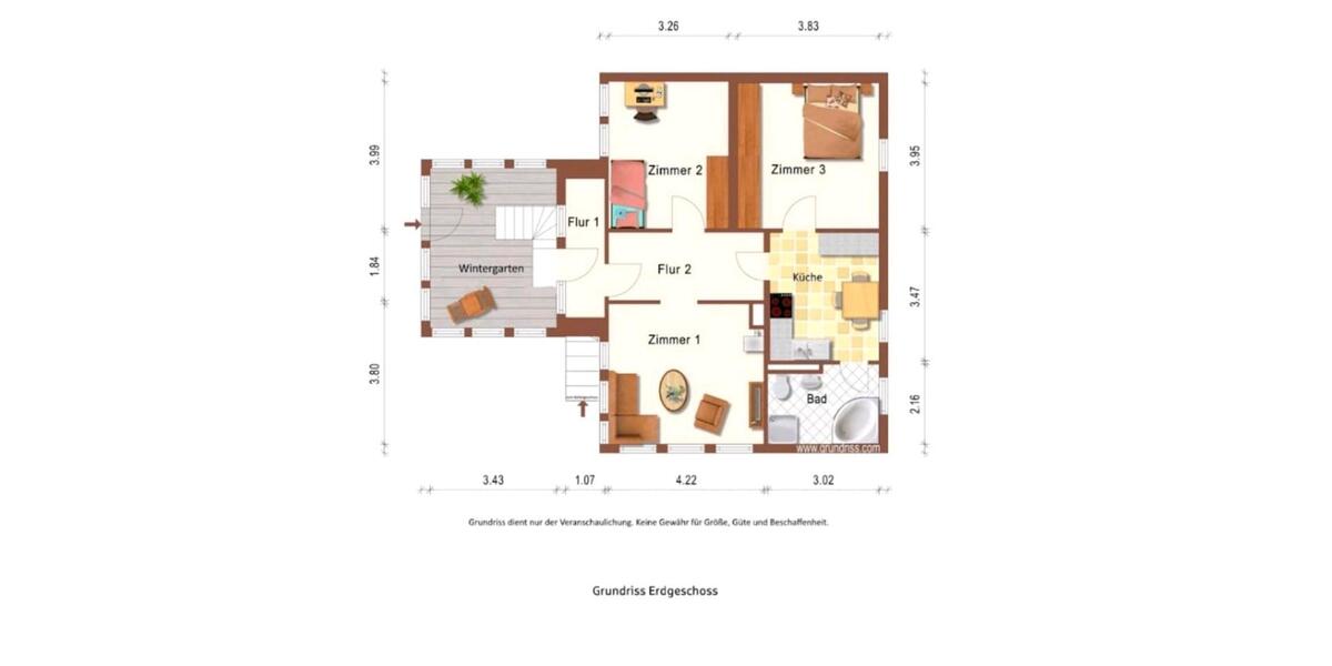 Bungalow Petershagen/Eggersdorf Eggersdorf - 3 Zimmer, 75 m&sup2;, 320.000&euro; | Angebot:27415975