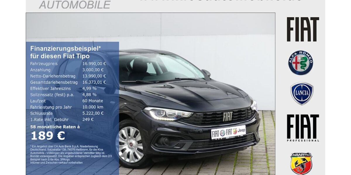 Fiat Tipo 2.541 km 16.990 &euro; Völklingen 66333