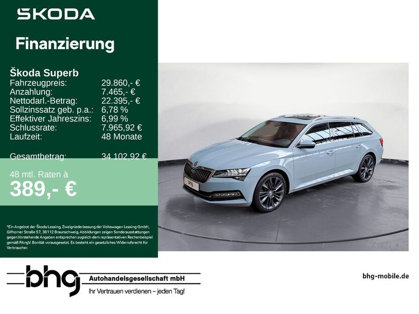 Skoda Superb 66.830 km 29.860 € Ettlingen 76275