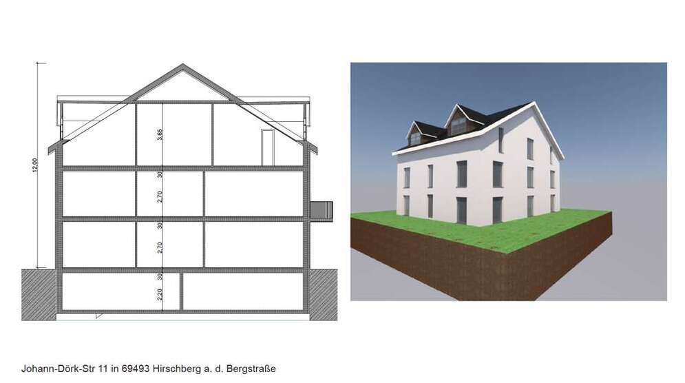 Grundstück zu verkaufen in Hirschberg an der Bergstraße 689.000 € 743 m² zimmer