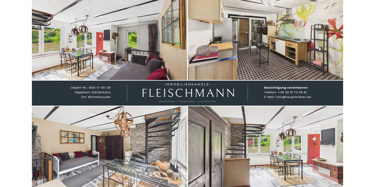 Ihr eigenes Gartenparadies mit festem Haus: Gepflegtes Anwesen in Wichtshausen - Grundstück Suhl Aue 1 | Angebot:26994845