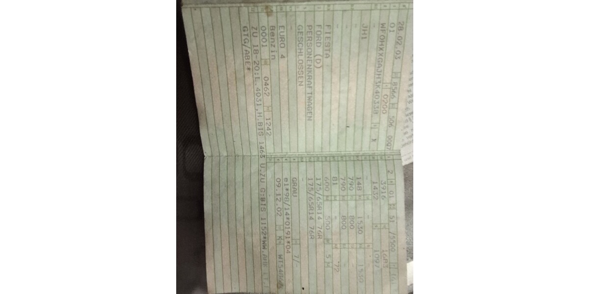 Ford Fiesta 146.081 km 1.800 &euro; Jardelund 24994