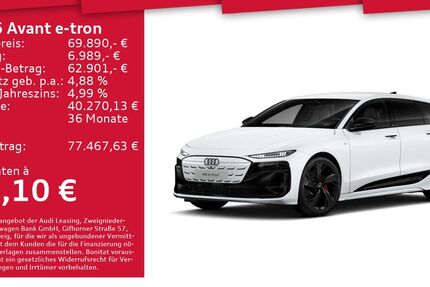 Audi A6 e-tron 4.162 km 69.890 &euro; Dresden 01067