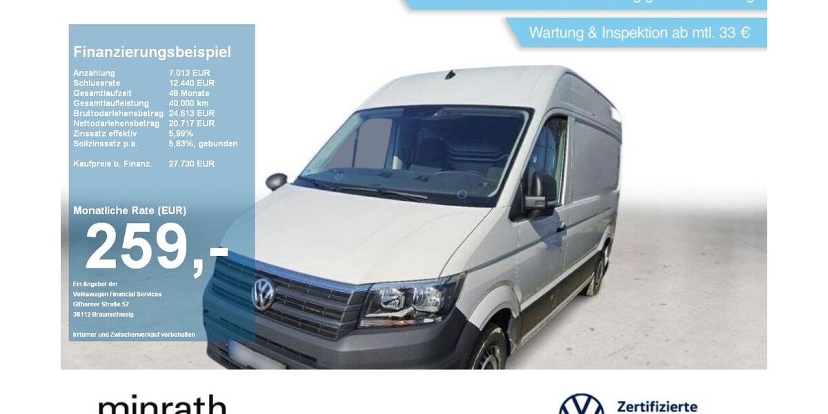 VW Crafter 122.533 km 27.230 &euro; Moers 47441