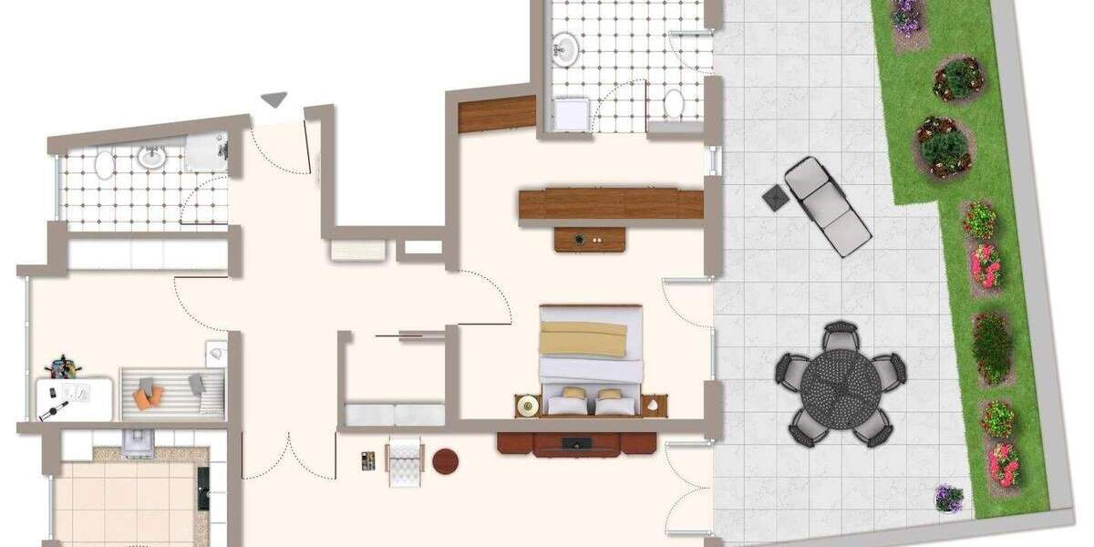 Etagenwohnung Gütersloh Innenstadt - 3 Zimmer, 143 m&sup2;, 495.000&euro; | Angebot:24471339