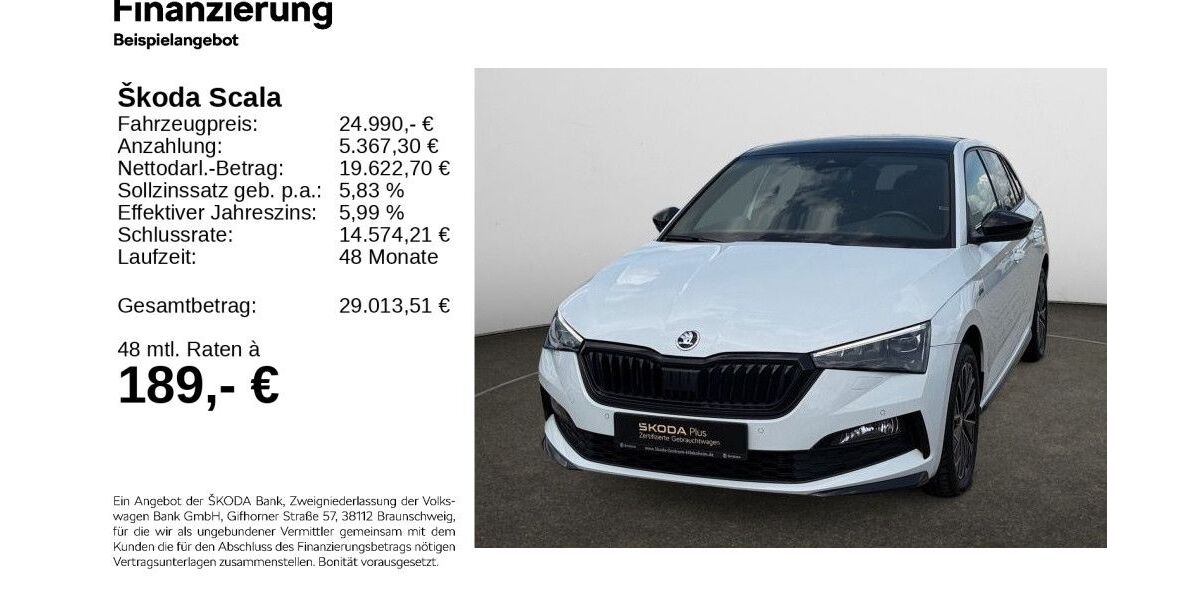 Skoda Scala 39.812 km 24.690 &euro; Hildesheim 31137