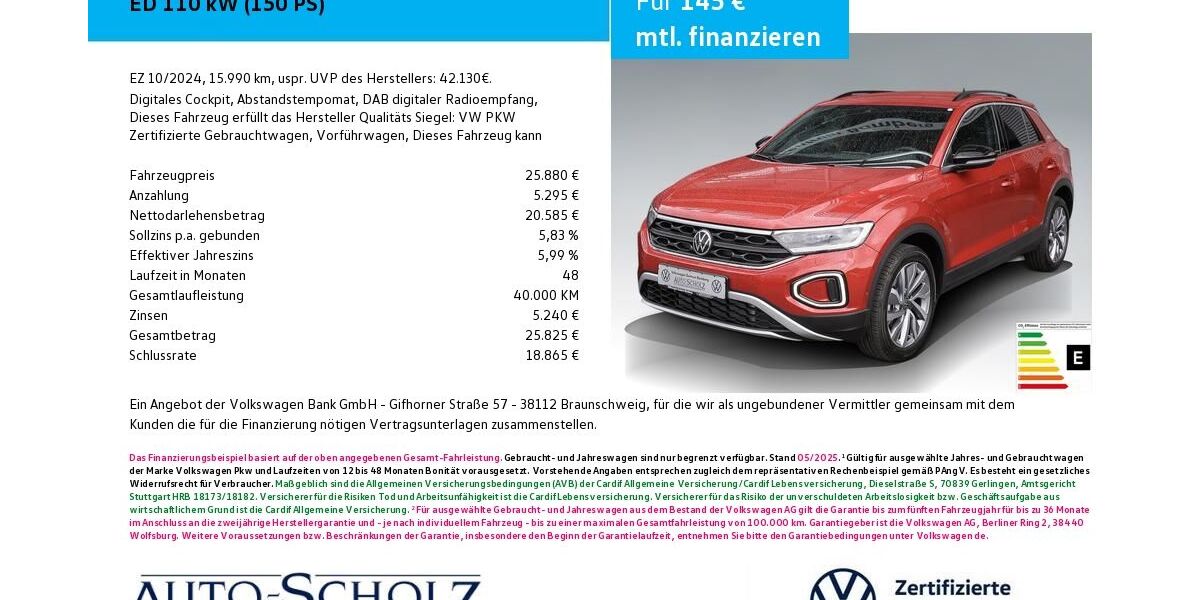 VW T-Roc 15.990 km 25.880 &euro; Bayreuth 95448