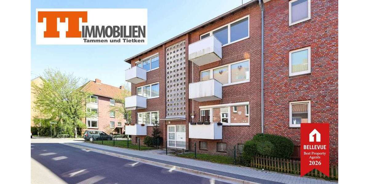 Etagenwohnung Wilhelmshaven Heppens - 2 Zimmer, 57 m&sup2;, 69.000&euro; | Angebot:26827595