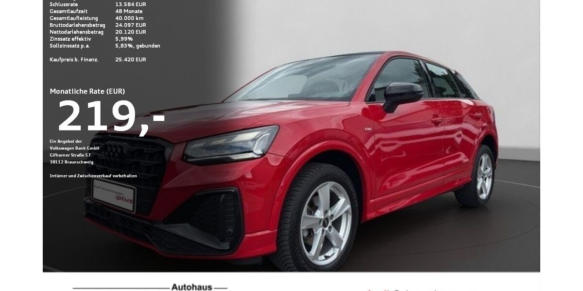 Audi Q2 73.505 km 24.980 &euro; Ravensburg 88214