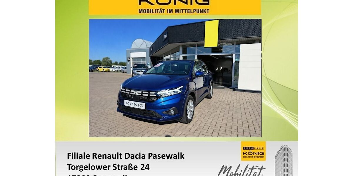 Dacia Sandero 2.500 km 15.999 &euro; Pasewalk 17309
