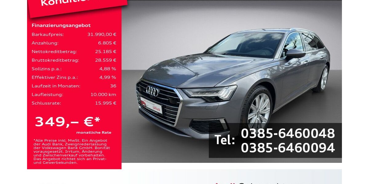 Audi A6 34.800 km 31.990 &euro; Schwerin 19061