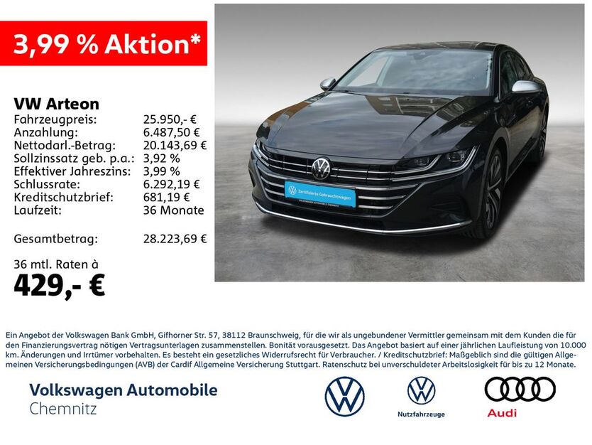 VW Arteon 68.866 km 25.470 € Chemnitz 09113