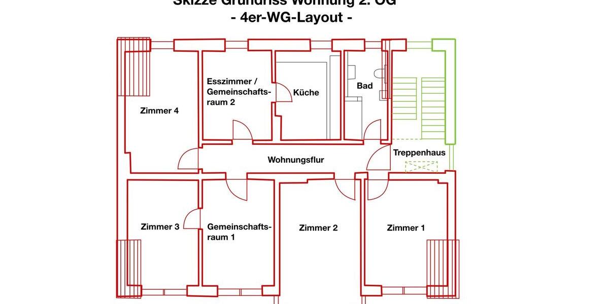 Etagenwohnung Olpe - 5 Zimmer, 120 m&sup2;, 1.320&euro; | Angebot:26320461