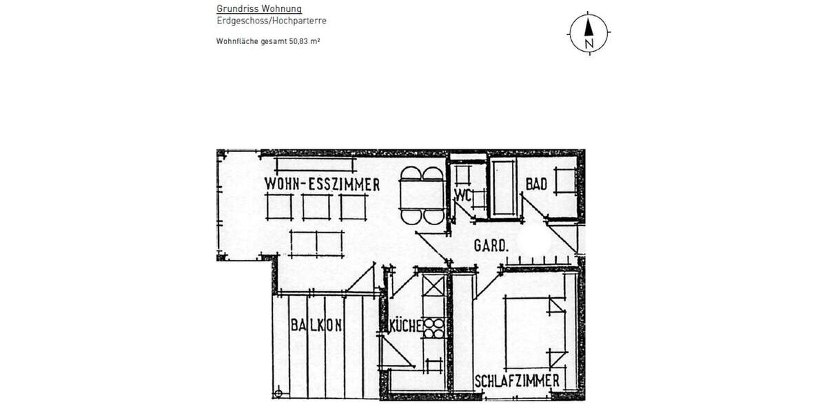 2,5 Zimmer-Wohnung in Aalen Grauleshof 2 zimmer