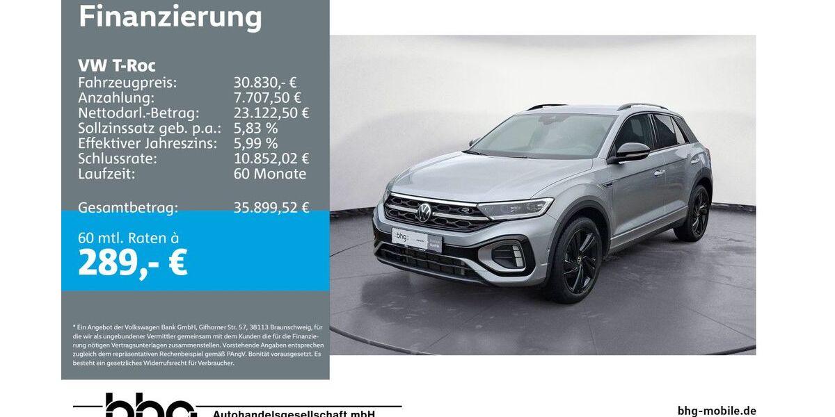 VW T-Roc 6.429 km 30.830 &euro; Kehl 77694