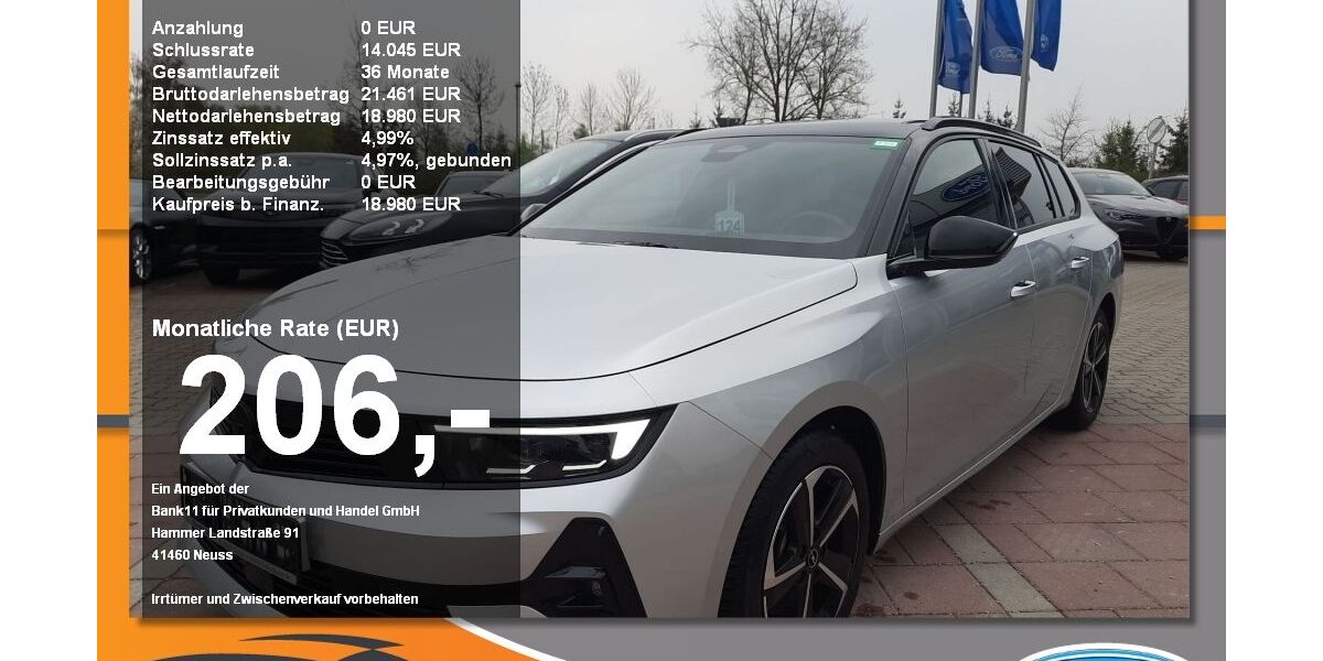 Opel Astra 29.740 km 18.980 &euro; Neustadt / Donau 93333