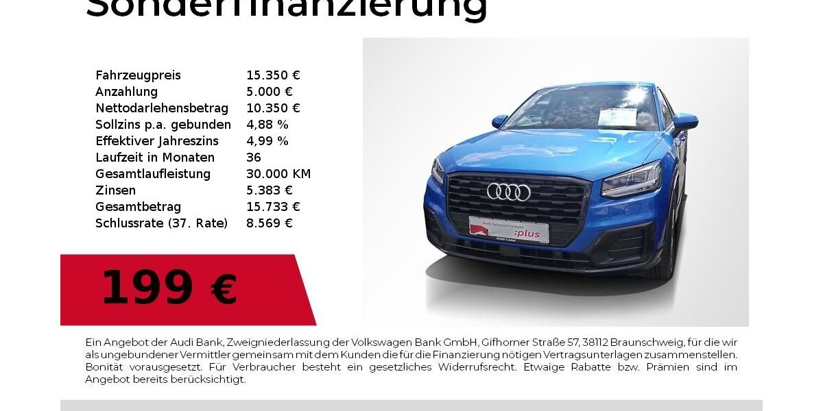 Audi Q2 94.500 km 15.350 &euro; Lauf an der Pegnitz 91207