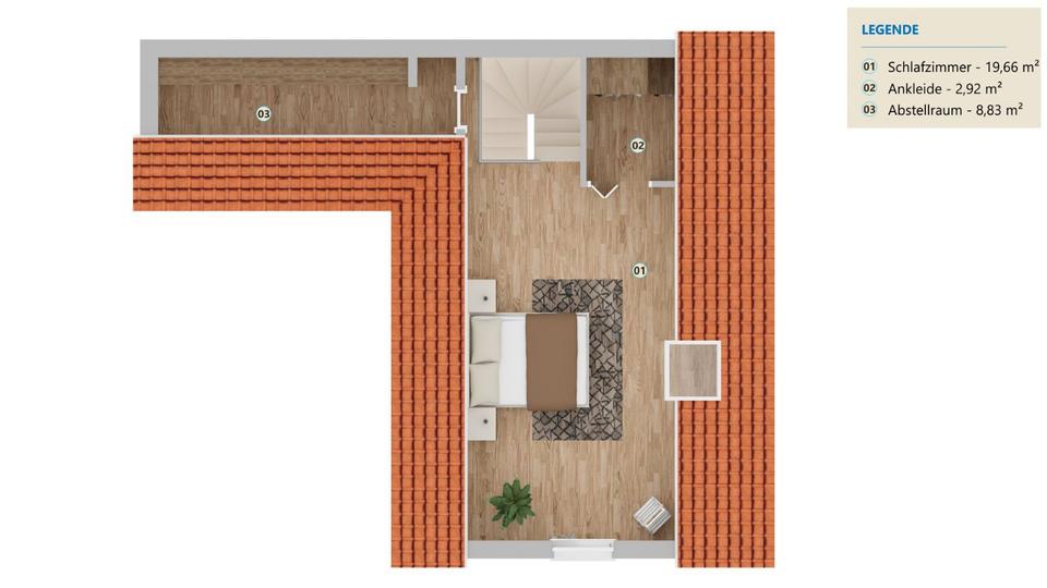 Maisonettenwohnung Memmelsdorf - 3 Zimmer, 100 m&sup2;, 319.000&euro; | Angebot:27114927